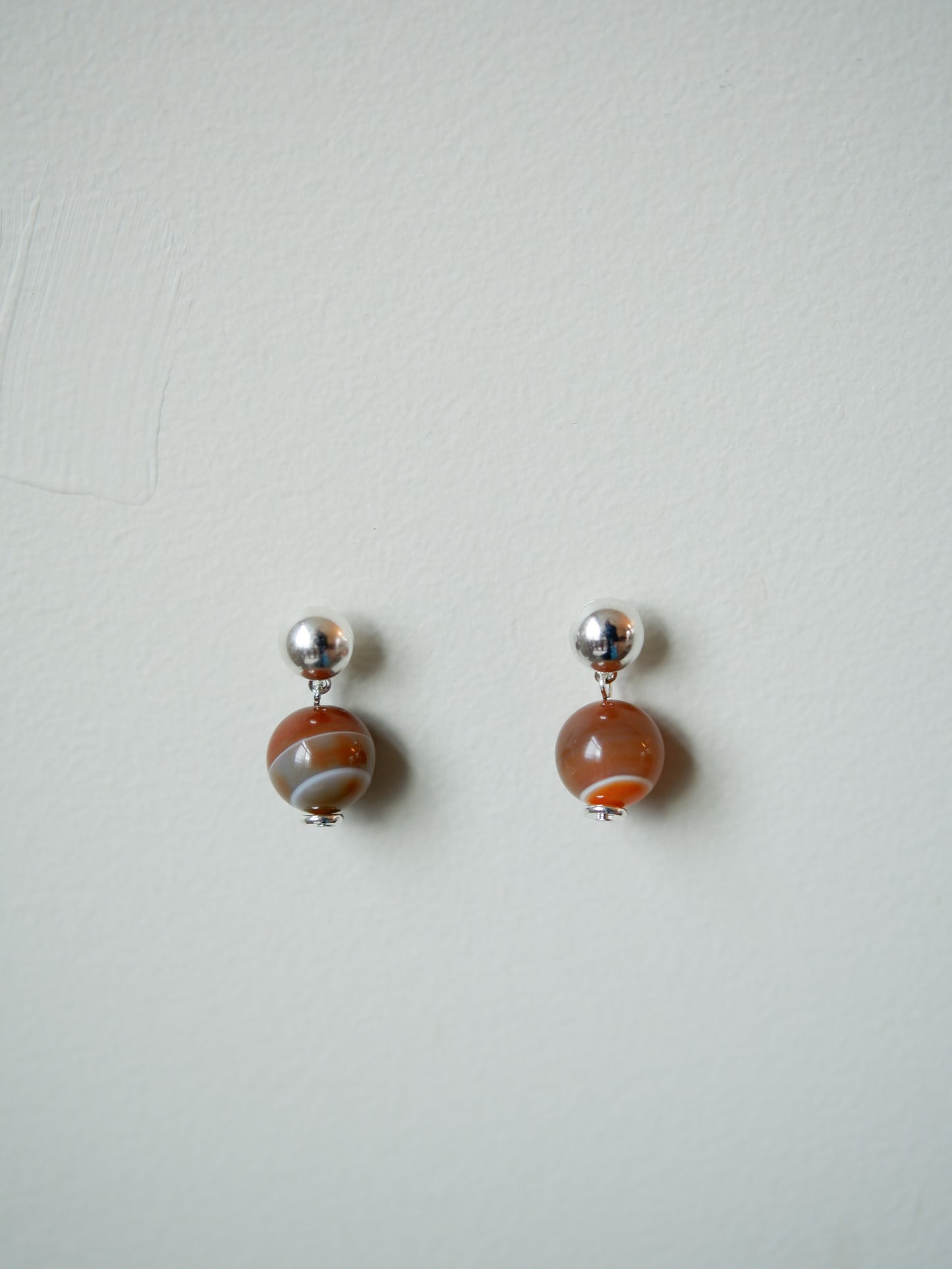 Caramel Agate Studs