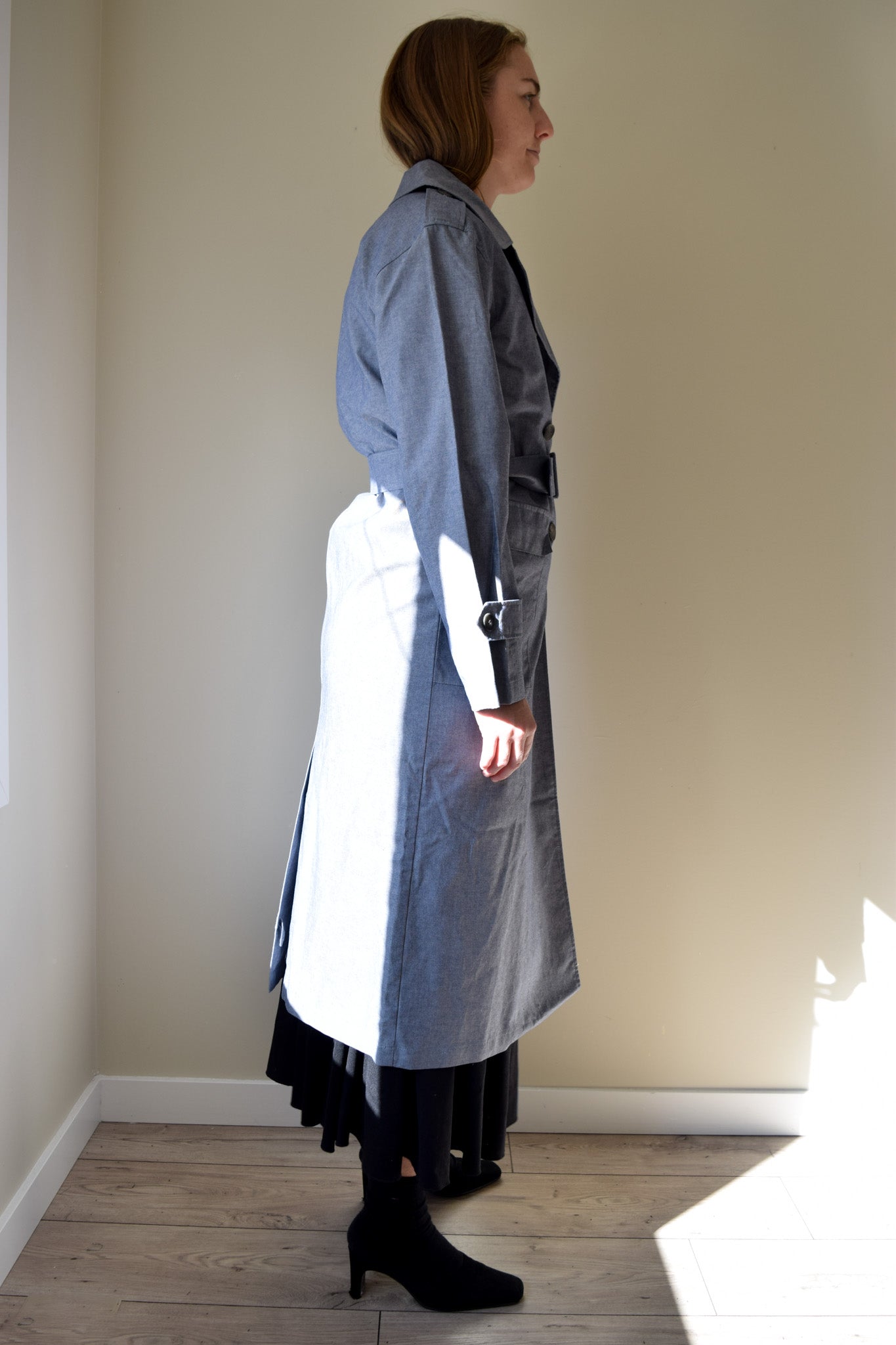 Agnis B Cotton Trench