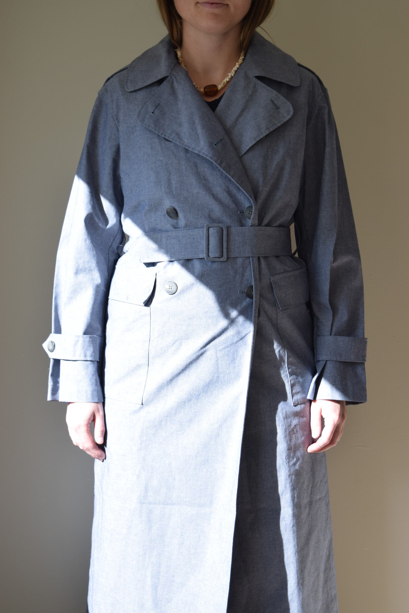 Agnis B Cotton Trench