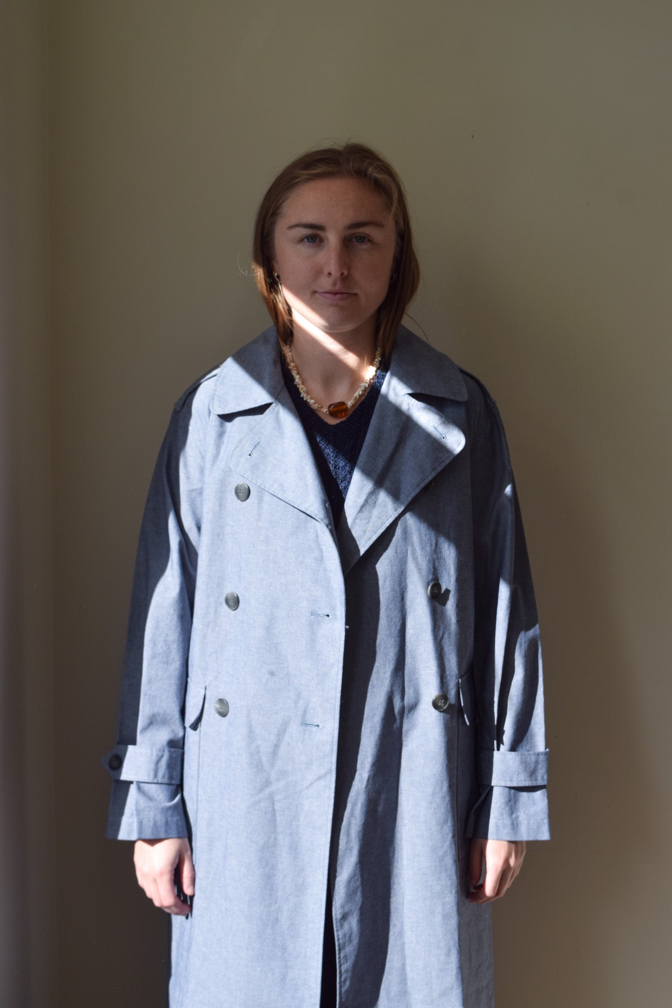 Agnis B Cotton Trench