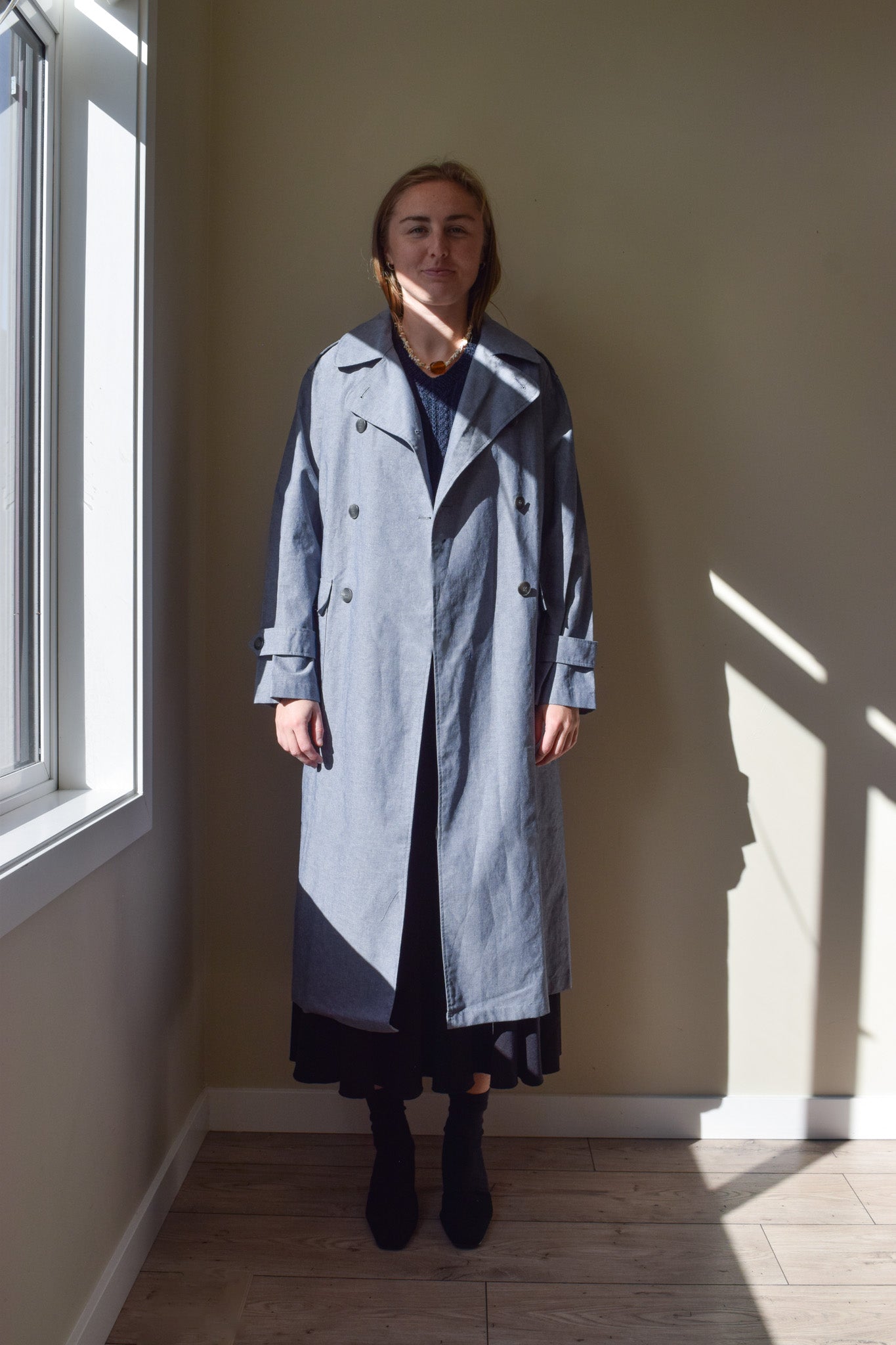 Agnis B Cotton Trench