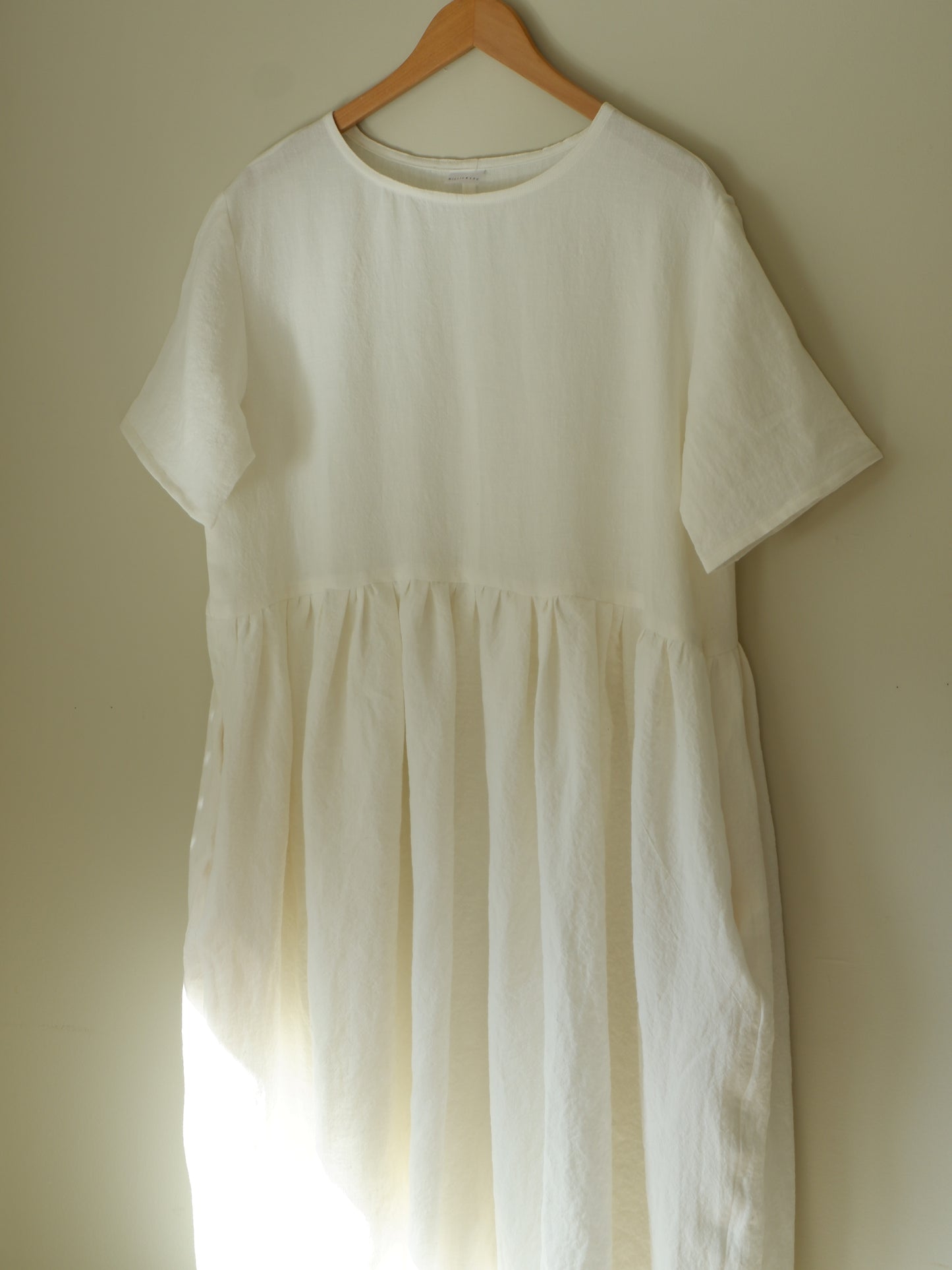 Cream Linen Garden Dress | Small