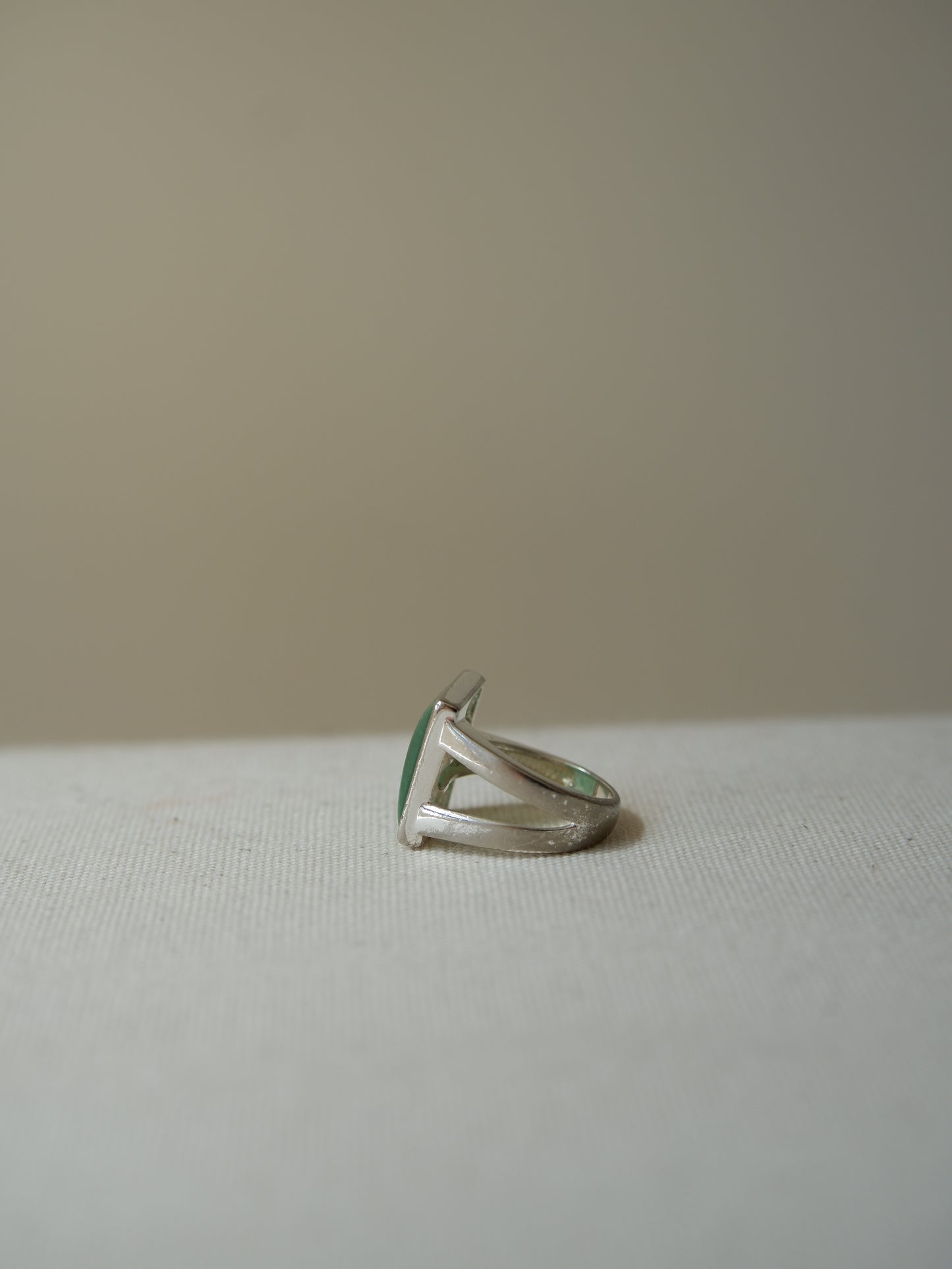 Green Aventurine Signet Ring