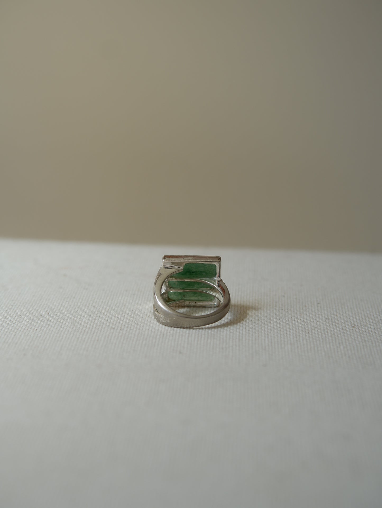 Green Aventurine Signet Ring