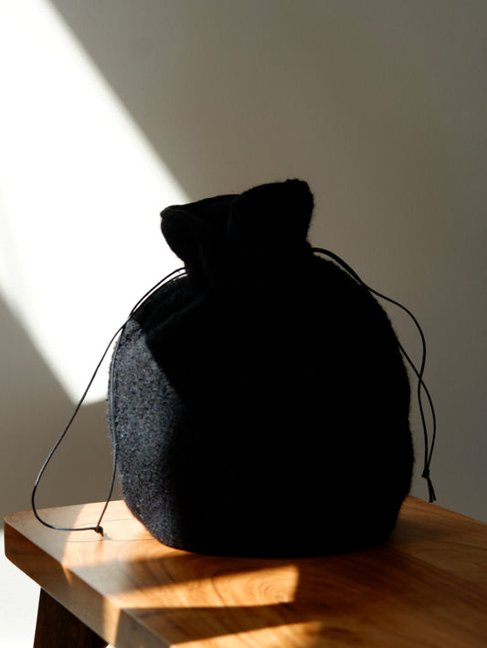 Baby Alpaca Drawstring Bag