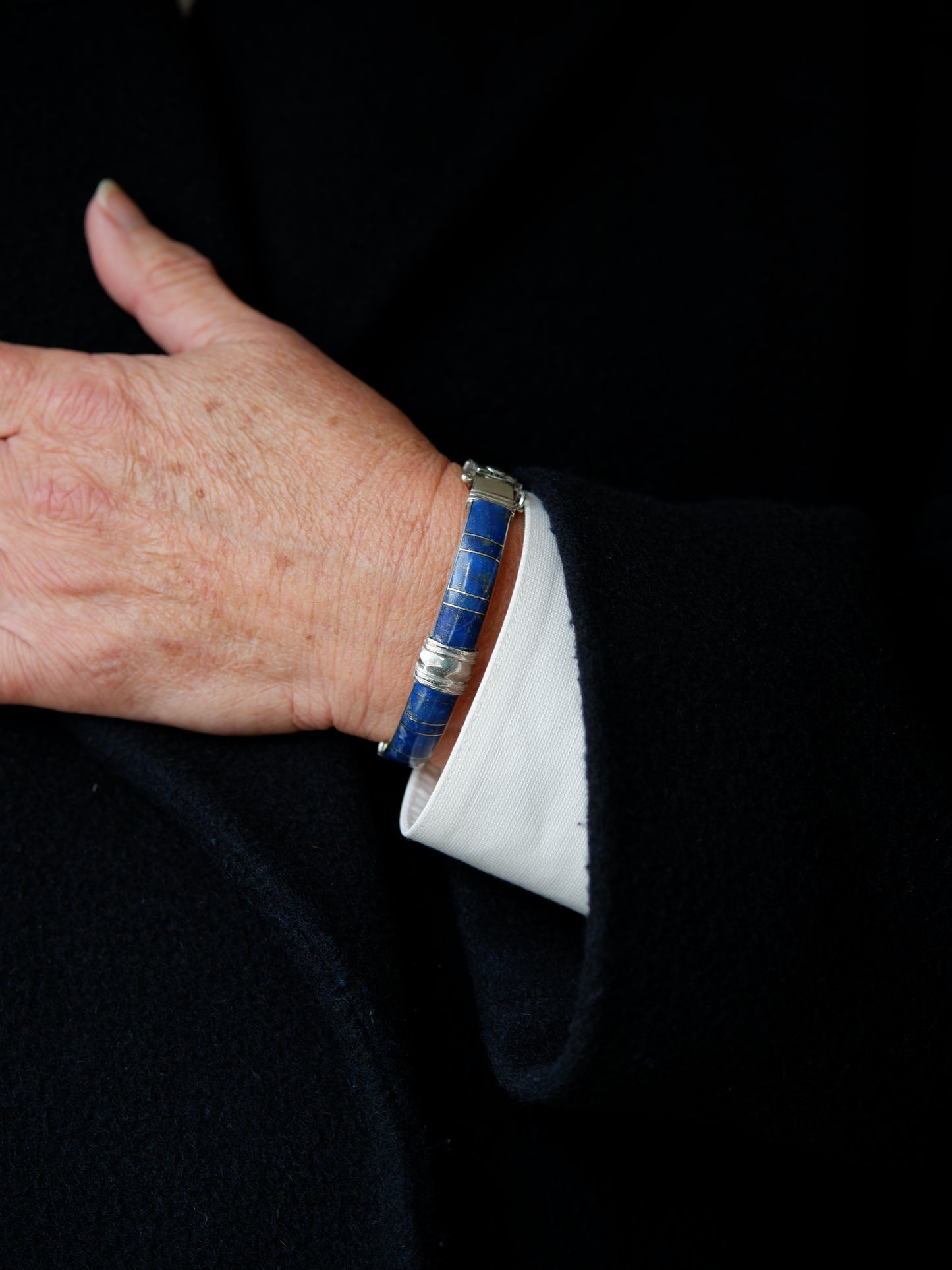 Lapis Lazuli & Sterling Cuff