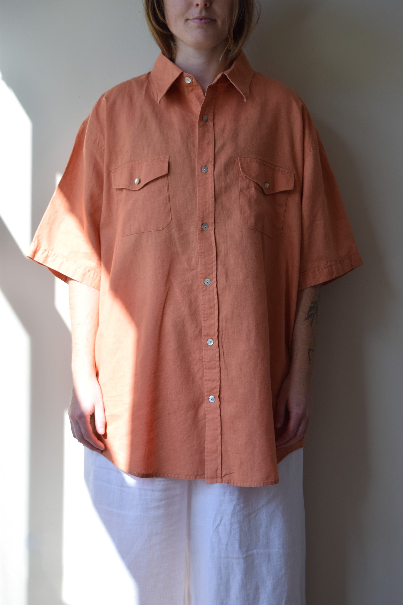 Pumpkin Hemp Button Down