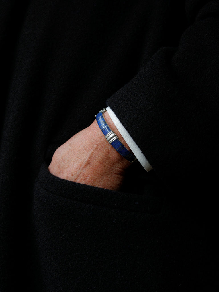 Lapis Lazuli & Sterling Cuff