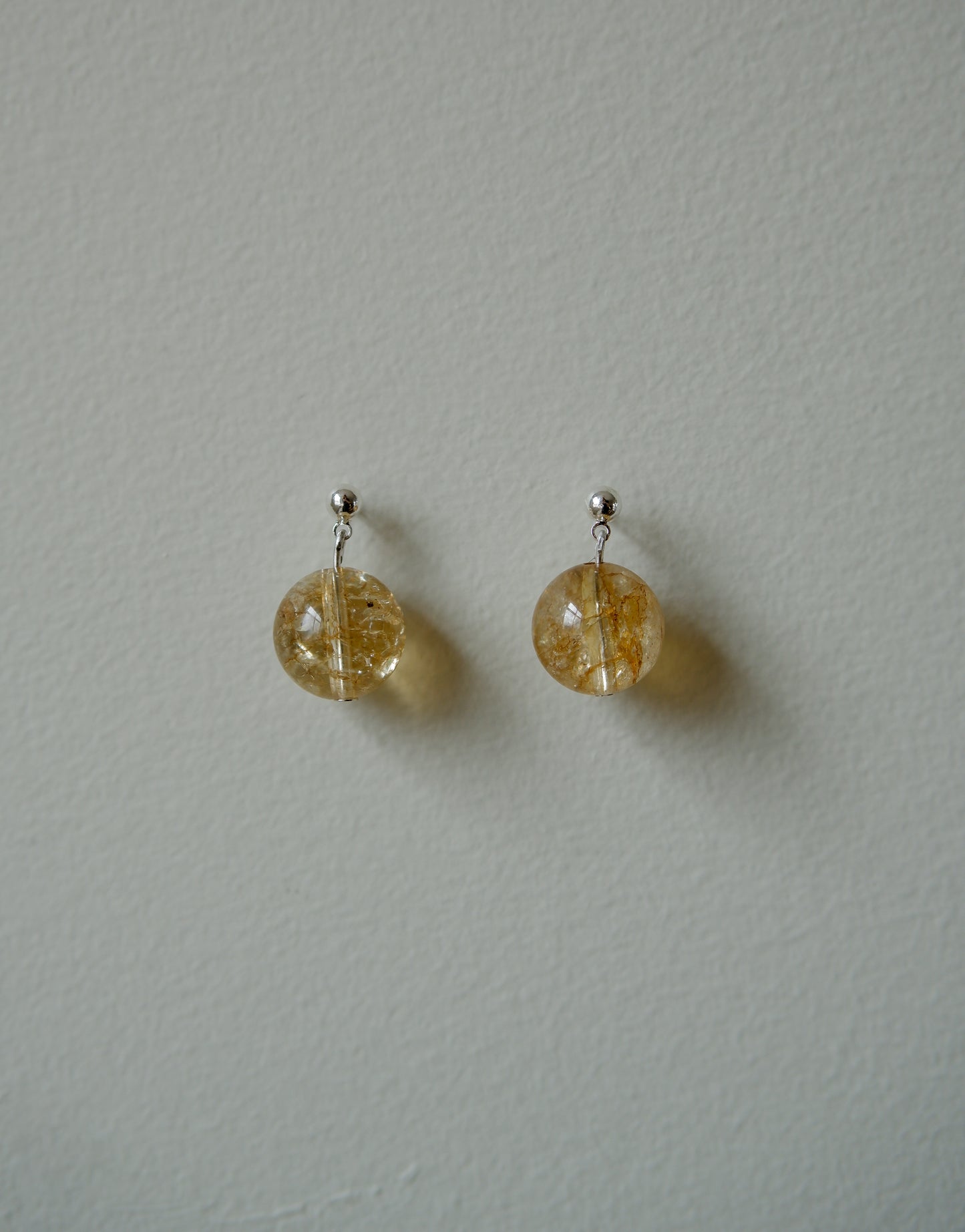 Lemon Quartz Studs