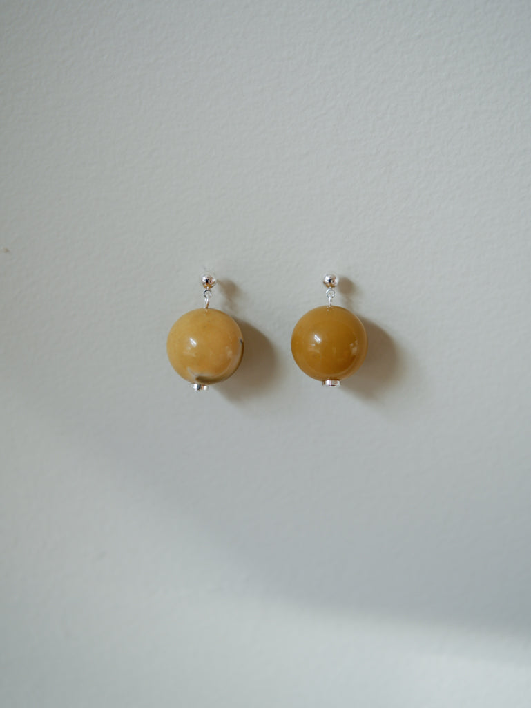 Mookaite Orb Earrings