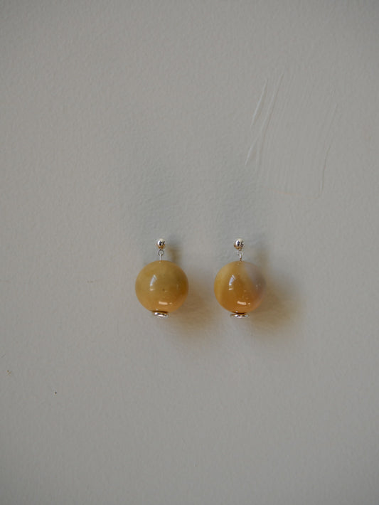 Mookaite Orb Earrings