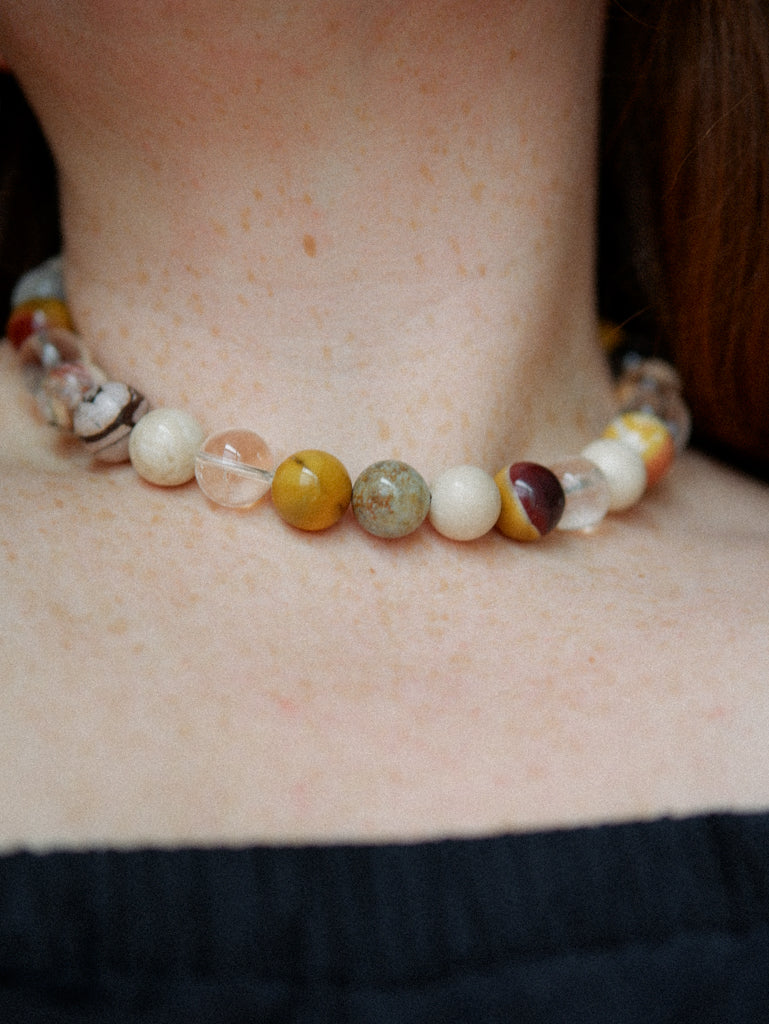 Mixed Stoned Necklace