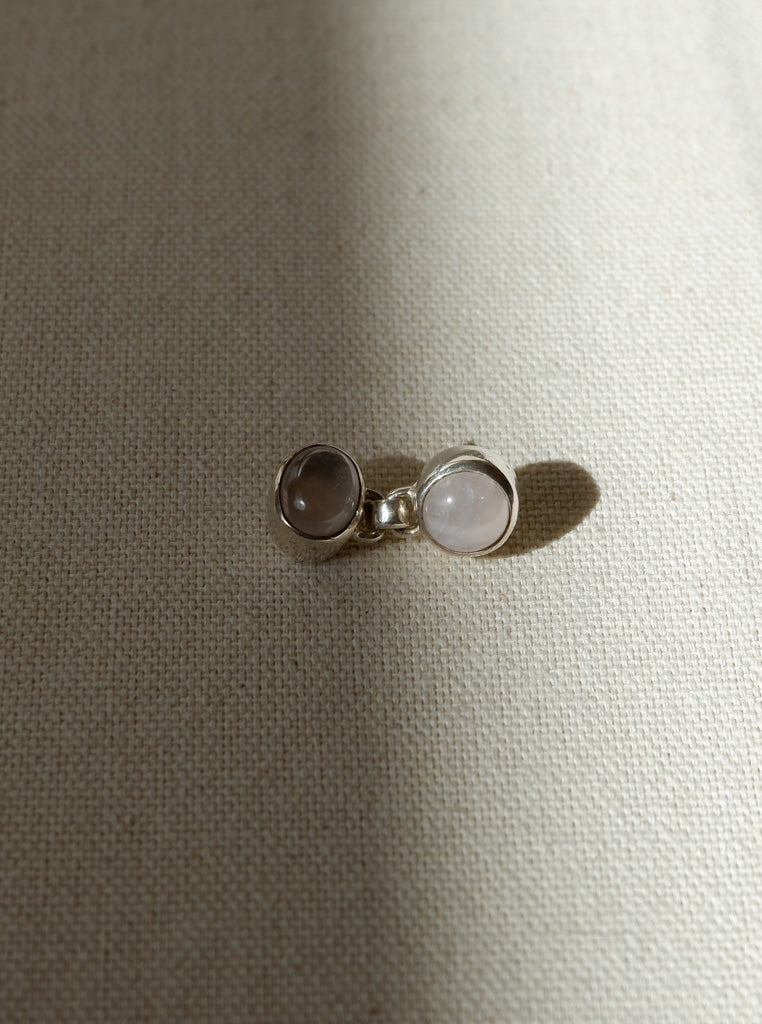 Rose Quartz Studs