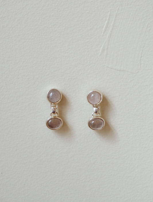 Rose Quartz Studs