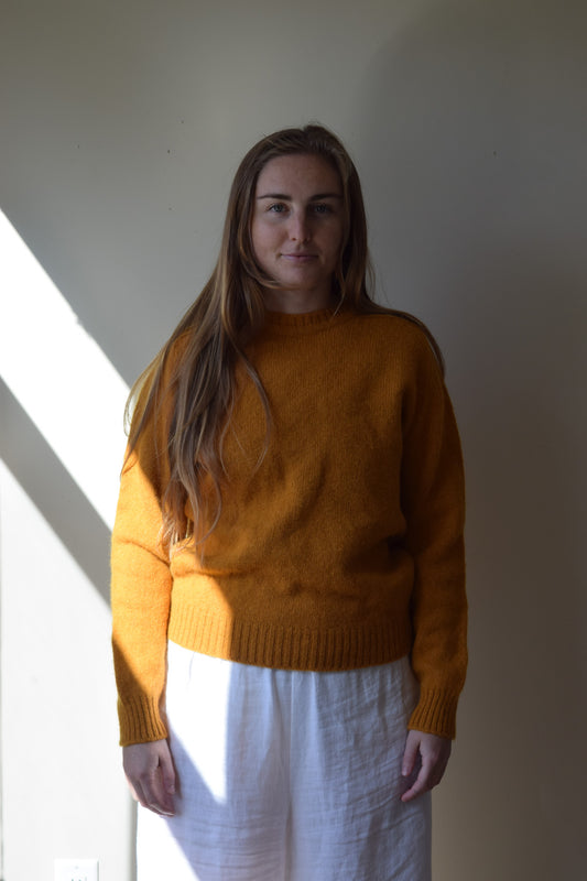 Saffron Scottish Wool Jumper