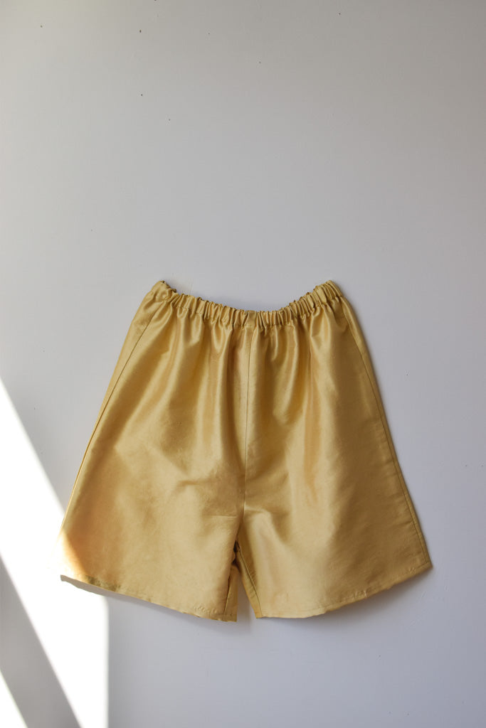 Gold Silk Boxer Short | Multiple Sizes