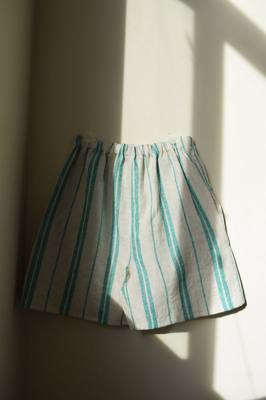 Stripe Linen Boxer Short | Multiple Sizes