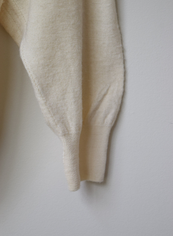 Cream Wool Raglan Sweater