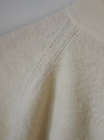 Cream Wool Raglan Sweater