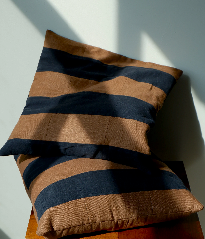 Striped Cushion Cover