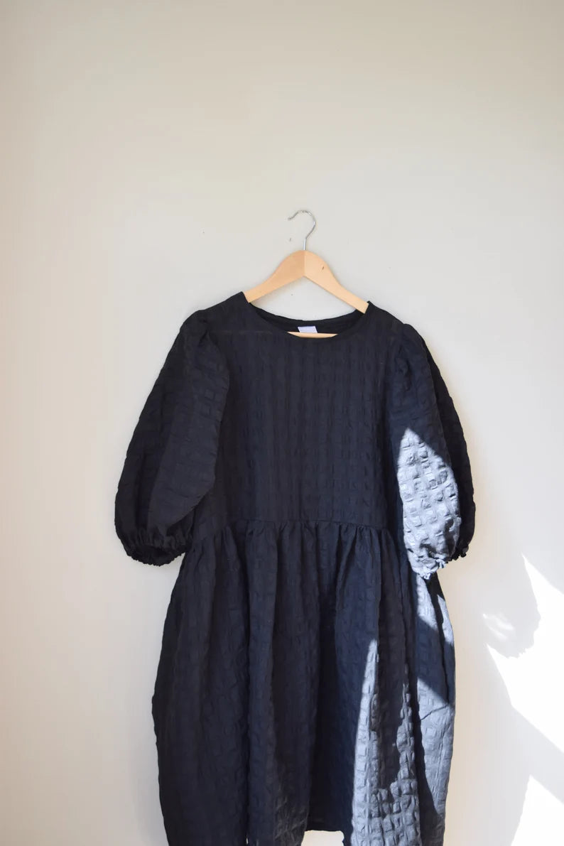 Emily Linen Seer Sucker Dress – MILLIE AND LOU