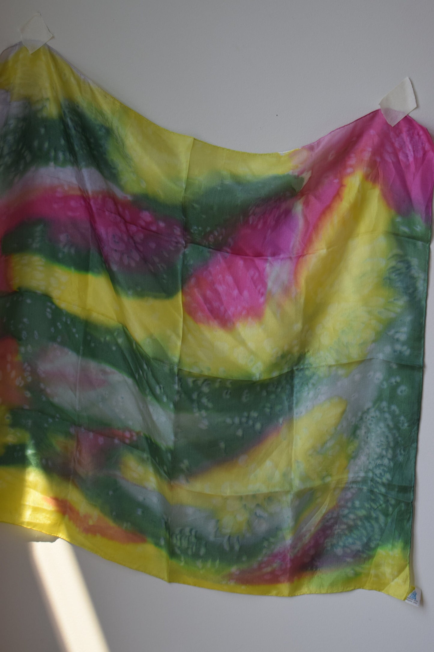 Tye Dye Silk Scarf